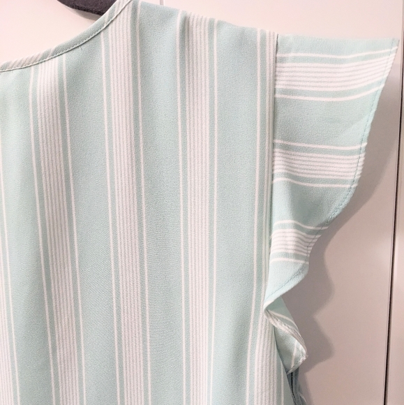 LC Lauren Conrad Button-Front Babydoll Dress. Size Large. - Picture 8 of 12